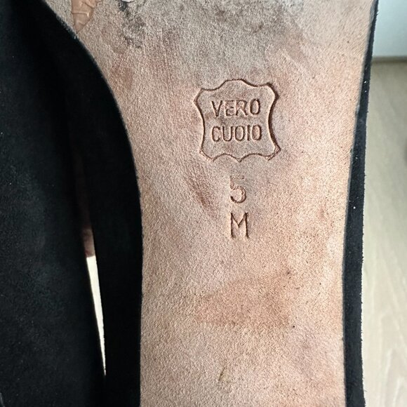 Vaneli Black Suede Kitten Heeled Pump - Picture 8 of 8